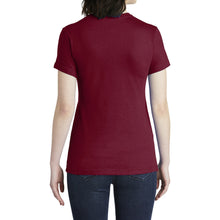 Load image into Gallery viewer, Women&#39;s Classic Short Sleeve T-Shirt by American Apparel, Cranberry Red
