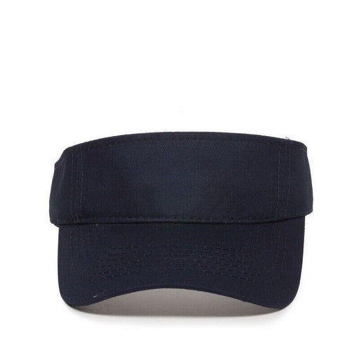 Navy Sun Visor Comfort Fit Adjustable Visor Cap Open Hat Unisex Adult