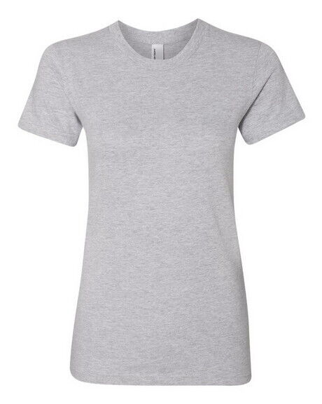 Women's Classic Short Sleeve T-Shirt by American Apparel, Heather Grey ...