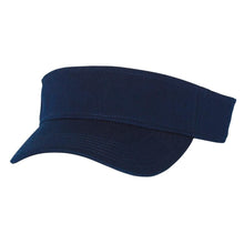 Load image into Gallery viewer, Lids Sun Visor - 110 Mini Pique Adjustable Adult Comfort Flex-Fit Visor Cap Navy
