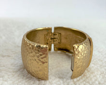 Load image into Gallery viewer, Tat2 Designs Gold Artemis Double Stone Bangle Bracelet Crystal Accents, One Size
