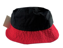Load image into Gallery viewer, Lids Bucket Hat Two Tone Catcher&#39;s Bucket Hat Unisex Adult Red/Black One Size
