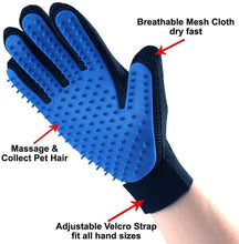 Load image into Gallery viewer, Lot of 100 Pet Grooming De-shedding Gloves Wholesale Brush Massage Comb Gloves
