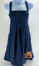 Load image into Gallery viewer, Auburn NCAA Women&#39;s Pleated Dress with Pockets and Logo, Navy
