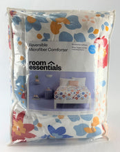 Load image into Gallery viewer, Room Essentials Full/Queen Reversible Microfiber Comforter Polyester Floral Mix
