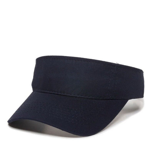 Navy Sun Visor Comfort Fit Adjustable Visor Cap Open Hat Unisex Adult