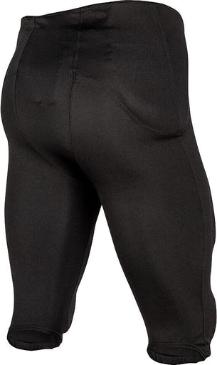 CHAMPRO Mens' Safety Integrated Football Practice Pants Built-in Pads Blk Large