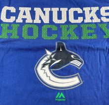 Load image into Gallery viewer, NHL Vancouver Canucks Hockey Men&#39;s Licensed Screen Print Tee, Blue, Big &amp; Tall
