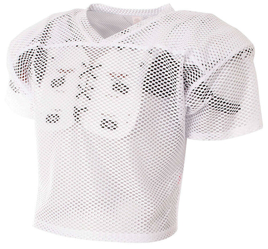 Wilson Youth Practice Football Jersey Mesh WTF8252 Jersey White Multiple Sizes