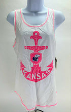 Load image into Gallery viewer, Kansas Jayhawks NCAA Women&#39;s Tank  Racerback Tank Top with Bow in Back - New
