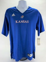 Load image into Gallery viewer, adidas Kansas NCAA Men&#39;s Basket Ball Jersey Shirt, Royal Blue - New
