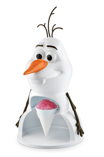 Disney Olaf Snow Cone Maker DFR-61 Shaved Ice Machine w/Paper Cups & 2 Ice Molds