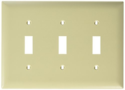 Legrand-Pass & Seymour TP1ICP Trade Master Nylon Wall Plate with One Toggle Switch Opening