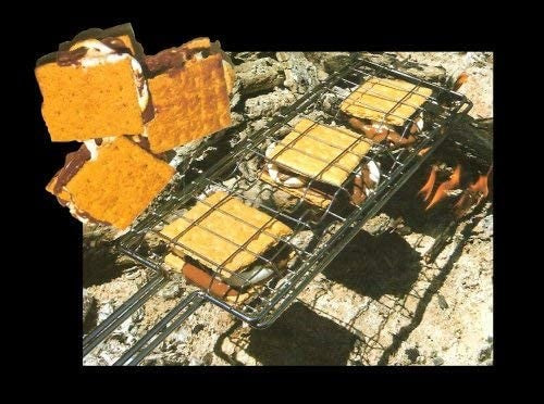 Campfire Griller Toaster Make S'Mores, Grill Veggies, Sandwiches Cook on Fire