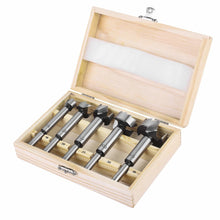 Load image into Gallery viewer, 5 Piece Drill Bit Set FORSTNER BITS 15-35mm Heavy Duty Circular Carbide Edges
