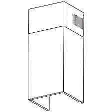 Zephyr Duct Cover Extension for Layers, Edge, and Duo Wall Hoods B Grade
