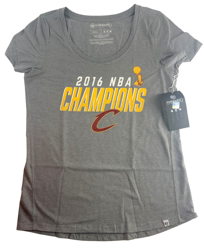 NBA Cleveland Cavaliers Women's 2016 Champions '47 High Point Tee, Grey