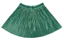 Load image into Gallery viewer, Pleated Midi Toddler Girls Skirt by Cat &amp; Jack, Green with Gold Shimmer, 3T¬¨‚Ä†
