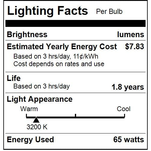 Sunlite 21020 - 65BR30/NEO 21020-SU Reflector Flood Light Bulb