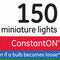 GE ConstantON Christmas Lights, 150 Count