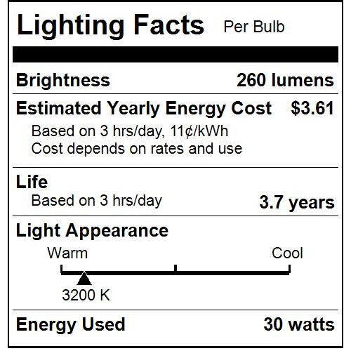 Sunlite 01802 - 30R20/FL/3 01802-SU Reflector Flood Light Bulb
