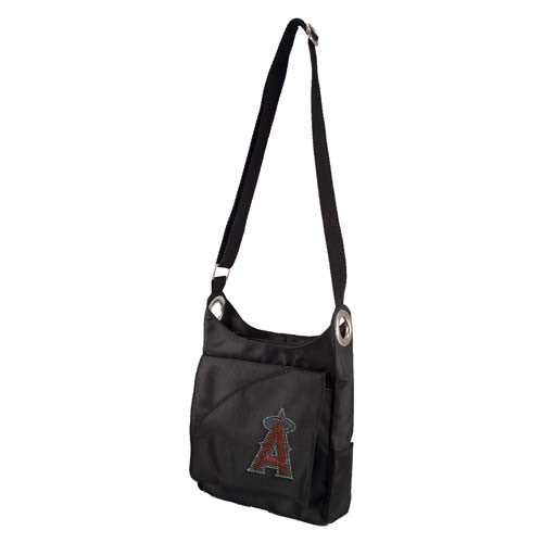Los Angeles Angels Sport Noir Sheen Crossbody Bag