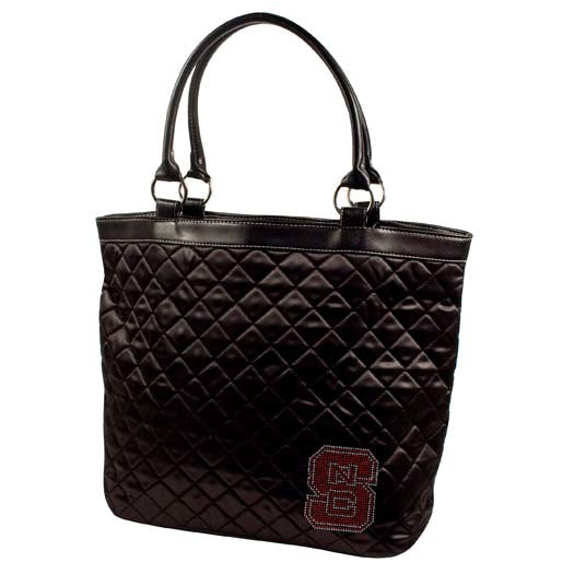 NC State Sport Noir Quilted Tote