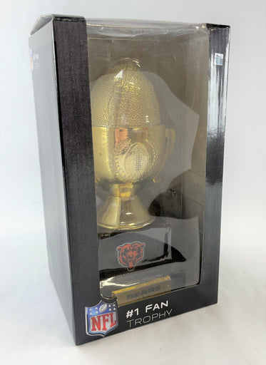 Chicago Bears #1 Fan Trophy NFL Football Bears Fan Gift Gold 10