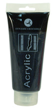 Load image into Gallery viewer, Black Acrylic Paint Large 200ml  Professional Artist Paint Multiple Applications
