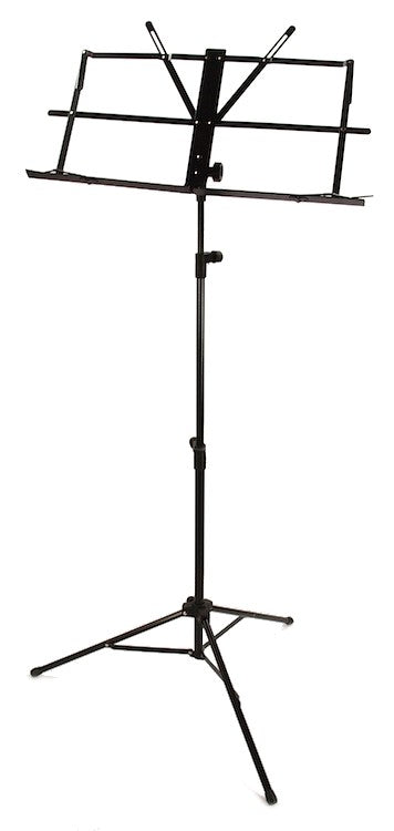 SHEET MUSIC STAND - MUSICAL SCORE NOTES TRIPOD Black Folding Carrying Bag NEW