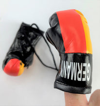 Load image into Gallery viewer, &lt;p&gt;&lt;strong&gt;Mini Boxing Gloves GERMANY Country Flag National Pride MMA Car Mirror D&eacute;cor&lt;/strong&gt;&lt;/p&gt;
