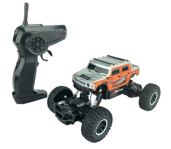 RC Hummer Truck Toy Remote Control, 1:20 Scale Electric Vehicle Off Road, Orange