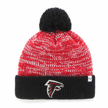 Load image into Gallery viewer, NFL Atlanta Falcons Women&#39;s &#39;47 Trytop Cuff Knit Hat with Pom

