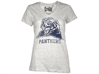 Pittsburgh Panthers NCAA Women's Vintage Feel Tee Shirt, White, Large