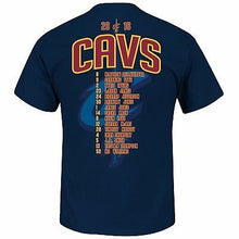 Load image into Gallery viewer, NBA Cleveland Cavaliers Men&#39;s 2016 Champions Roster Short Sleeve Tee Large
