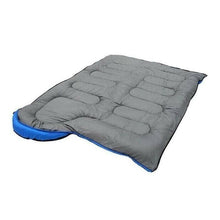 Load image into Gallery viewer, SLEEPING BAG MUMMY Type 8&#39; Foot 20+ Degrees F NAVY BLUE - Carrying Bag
