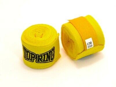 Boxing Hand Wrist Wraps 1 Pr Boxing Bandage Protecting Fist Punching MMA YELLOW