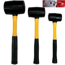 3 Piece Rubber Mallet
