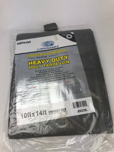AJ Tools 10 x 14 Silver Heavy Duty Tarp CHIT0460