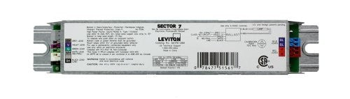 Leviton SA1F8-25M Sector 7, 120-277V, 50-60Hz, 9.5-Inch Can 0-10V 1 Lamp For 25W Linear Or U-Bent T8, Silver