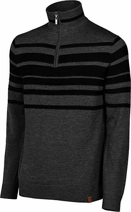 NEW! Neve Men's Brodie Zip Neck Sweater Large Free Shipping!