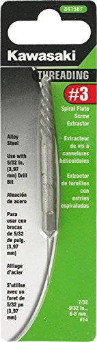 Kawasaki 841567#3 Spiral Flute Screw Extractor,
