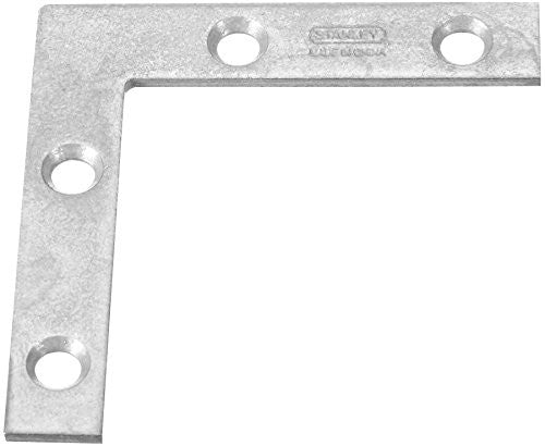 Stanley Hardware 75-6635 2-Inch Galvanized Flat Corner Braces Pack of 2