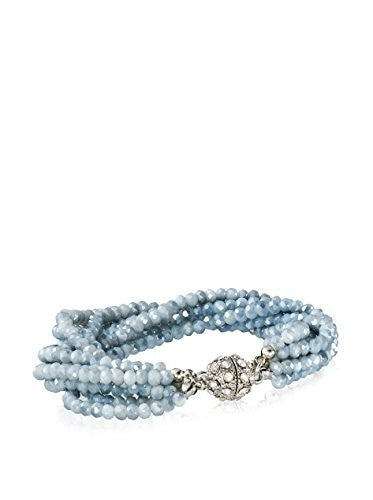 Leslie Danzis Blue Shimmer Beaded Bracelet