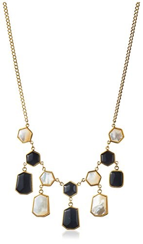 Kenneth Jay Lane Gold Chain with Drops Necklace