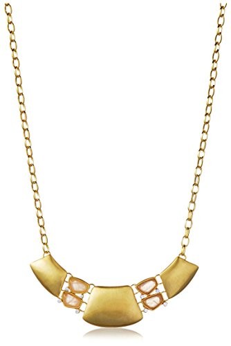 Kenneth Jay Lane Satin Quartz Necklace
