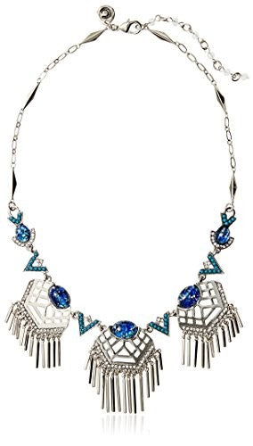 Capwell + Co. Dream Catcher Blue Opal Statement Necklace
