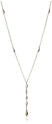 Wendy Mink Gold Chain & Silver Pendant Y Necklace