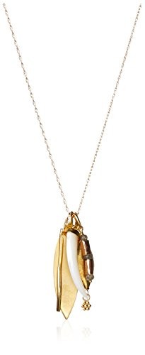 Wendy Mink Gold Charm Pendant Necklace
