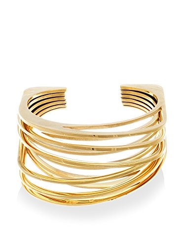 Annabella Lily 18K Gold-Plated Tier Bangle Bracelet